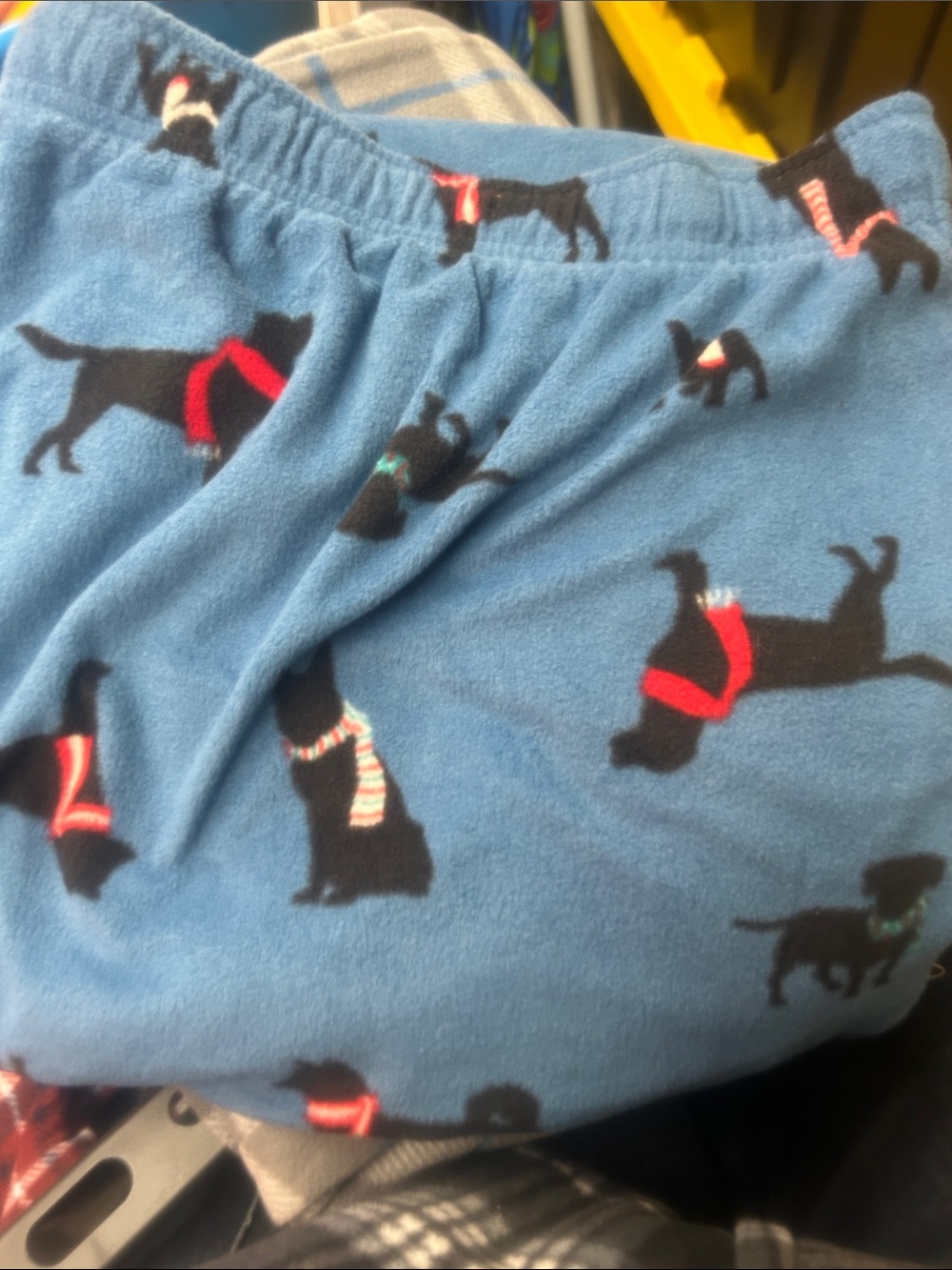 NWT Sz XXL blue dog  print fleece pajama pants by Sonoma